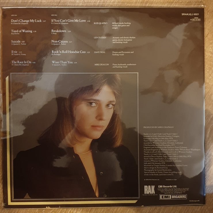 Suzi Quatro ‎– If You Knew Suzi...  -  Vinyl Record - Very-Good+ Quality (VG+) - C-Plan Audio