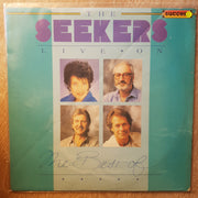 The Seekers ‎– Live On -  Vinyl Record - Very-Good+ Quality (VG+) - C-Plan Audio