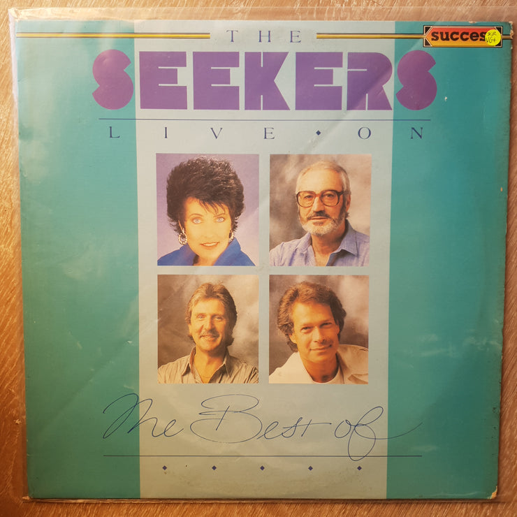 The Seekers ‎– Live On -  Vinyl Record - Very-Good+ Quality (VG+) - C-Plan Audio