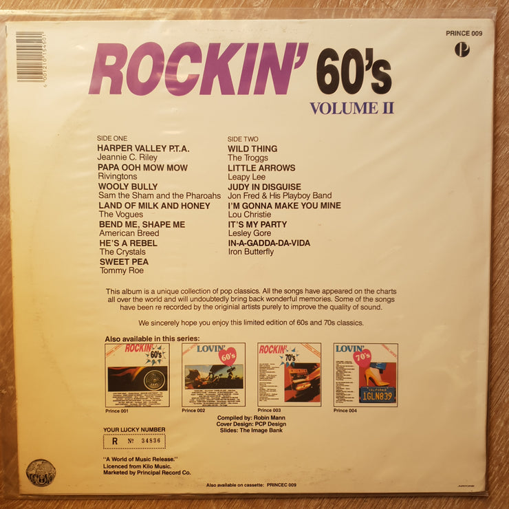 Rockin' 60's Volume II - Original Artists -  Vinyl Record - Very-Good+ Quality (VG+) - C-Plan Audio