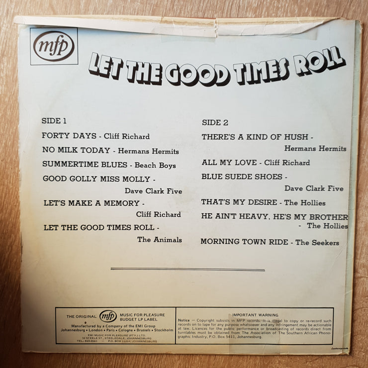 Let The Good Times Roll -  Vinyl LP Record - Very-Good+ Quality (VG+) - C-Plan Audio