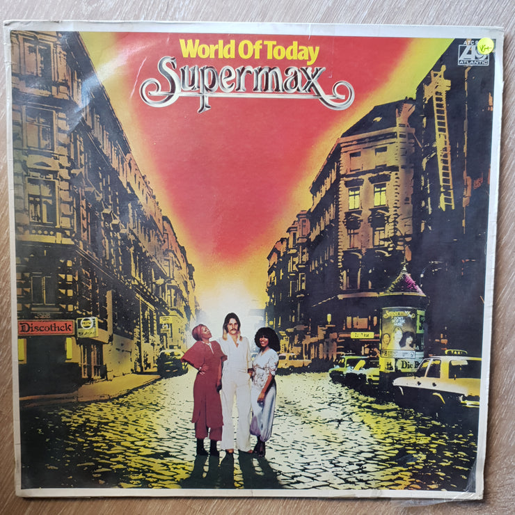 Supermax ‎– World Of Today -  Vinyl LP Record - Very-Good+ Quality (VG+) - C-Plan Audio