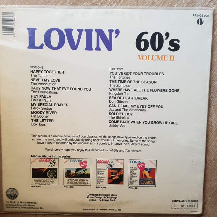 Lovin 60's - Volume II - Original Artists   -  Vinyl LP Record - Very-Good+ Quality (VG+) - C-Plan Audio