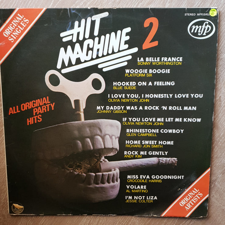 Hit Machine 2 - Original Artists  - Vinyl LP Record - Opened  - Very-Good Quality (VG) - C-Plan Audio