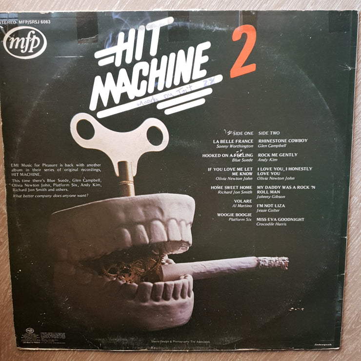 Hit Machine 2 - Original Artists  - Vinyl LP Record - Opened  - Very-Good Quality (VG) - C-Plan Audio