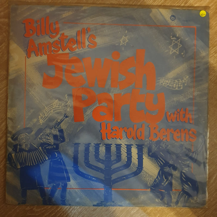 Billy Amstell ‎– Billy Amstell's Jewish Party - Vinyl LP Record - Very-Good+ Quality (VG+) - C-Plan Audio