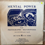 Mental Power - Phonographic Selfhypnosis -  Vinyl Record - Very-Good+ Quality (VG+) - C-Plan Audio