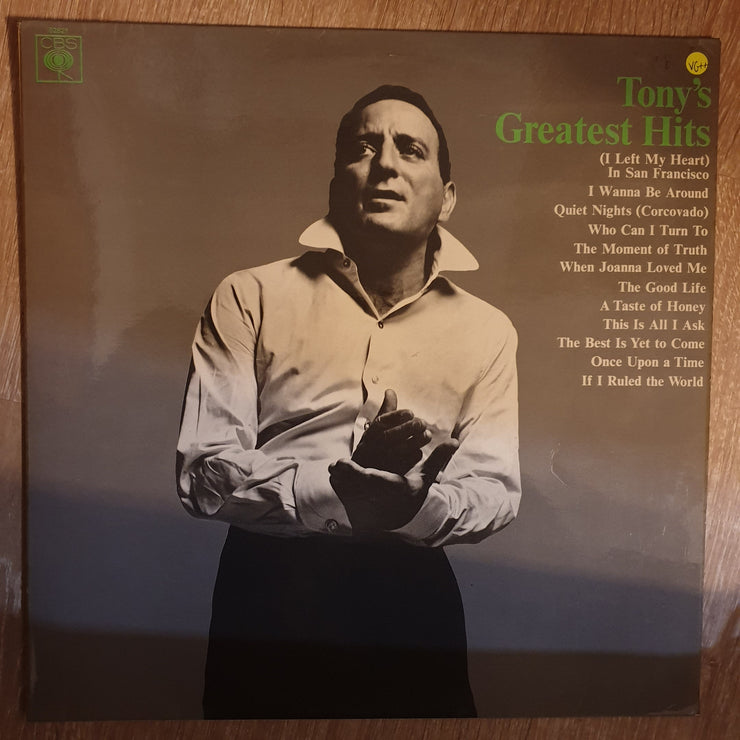 Tony Bennett ‎– Tony's Greatest Hits - Vinyl Record - Very-Good+ Quality (VG+) - C-Plan Audio