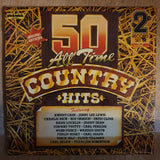 50 All Time Country Hits - Double Vinyl LP Record - Opened  - Very-Good Quality (VG) - C-Plan Audio