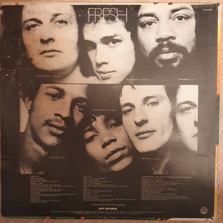 Fresh ‎– Get Fresh - Vinyl LP Record - Opened  - Very-Good+ Quality (VG+) - C-Plan Audio