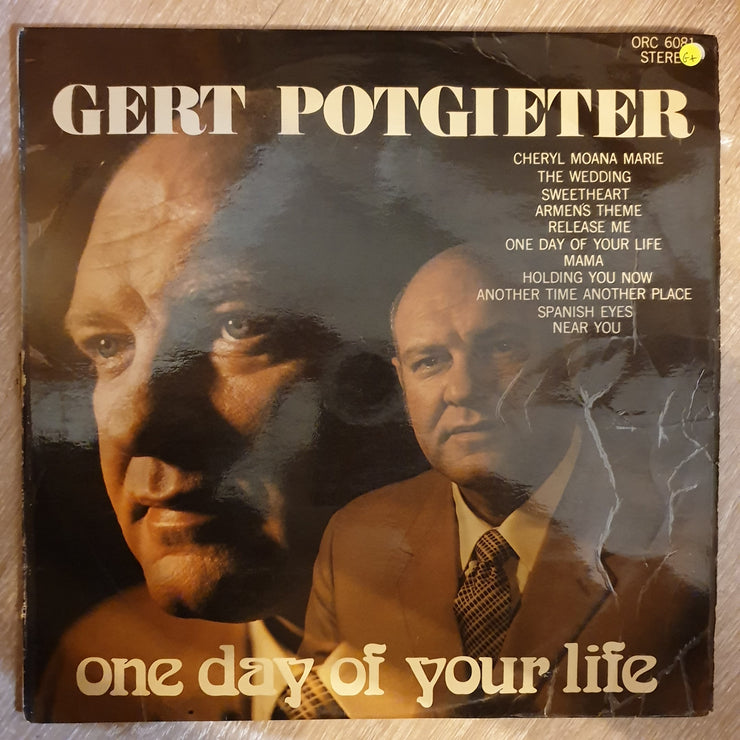 Gert Potgieter - One Day Of Your Life  ‎– Vinyl LP Record - Opened  - Good+ Quality (G+) - C-Plan Audio