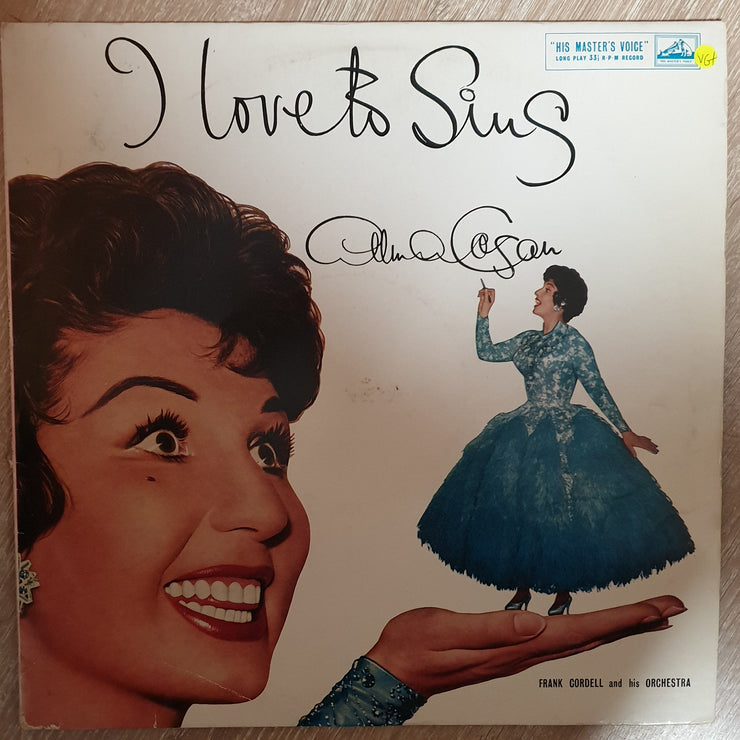 Alma Cogan ‎– I Love To Sing -  Vinyl LP - Opened  - Very-Good+ Quality (VG+) - C-Plan Audio