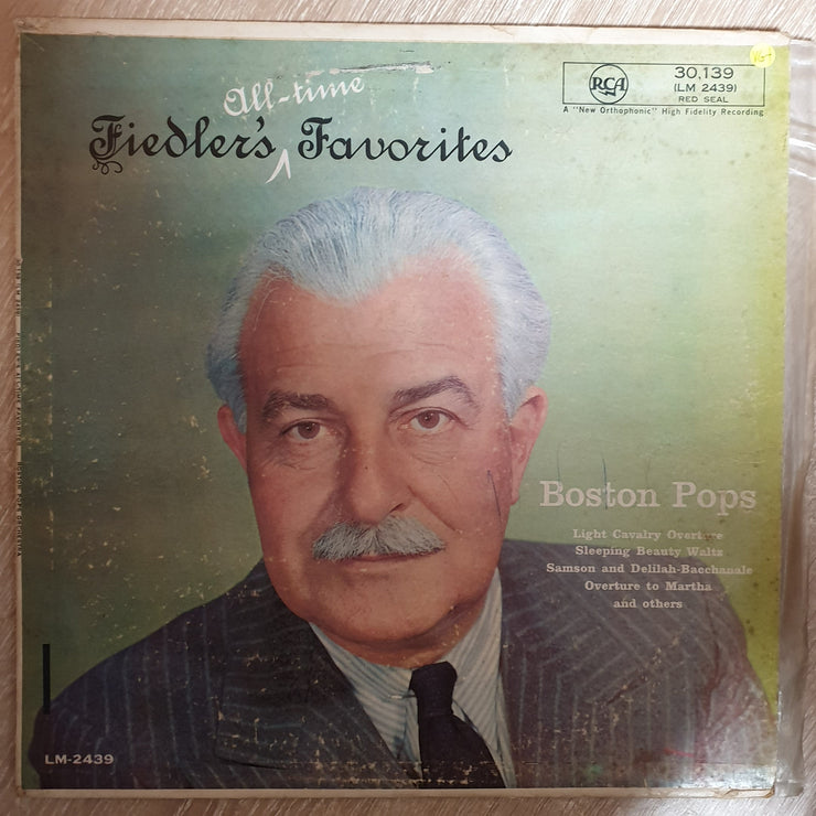 Arthur Fiedler ; Boston Pops ‎– Fiedler's All-Time Favorites -  Vinyl LP - Opened  - Very-Good+ Quality (VG+) - C-Plan Audio