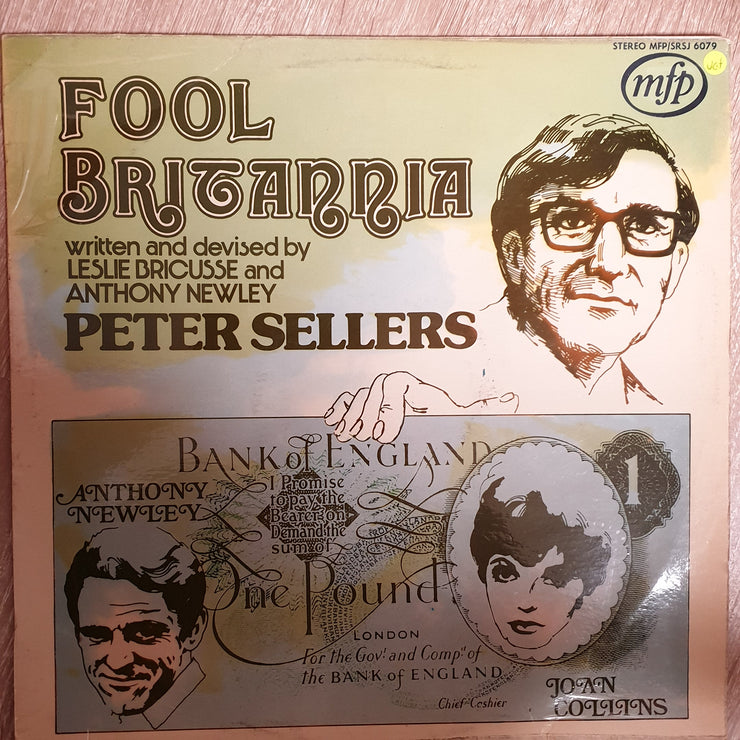 Fool Britannia - Peter Sellers - Anthony Newley, Leslie Bricusse  -  Vinyl LP - Opened  - Very-Good+ Quality (VG+) - C-Plan Audio