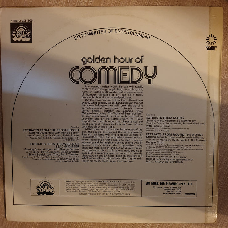 Golden Hour Of Comedy -  Vinyl LP Record - Opened  - Very-Good Quality (VG) - C-Plan Audio