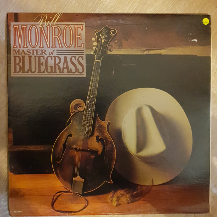 Bill Monroe ‎– Master Of Bluegrass -  Vinyl LP Record - Very-Good+ Quality (VG+) - C-Plan Audio
