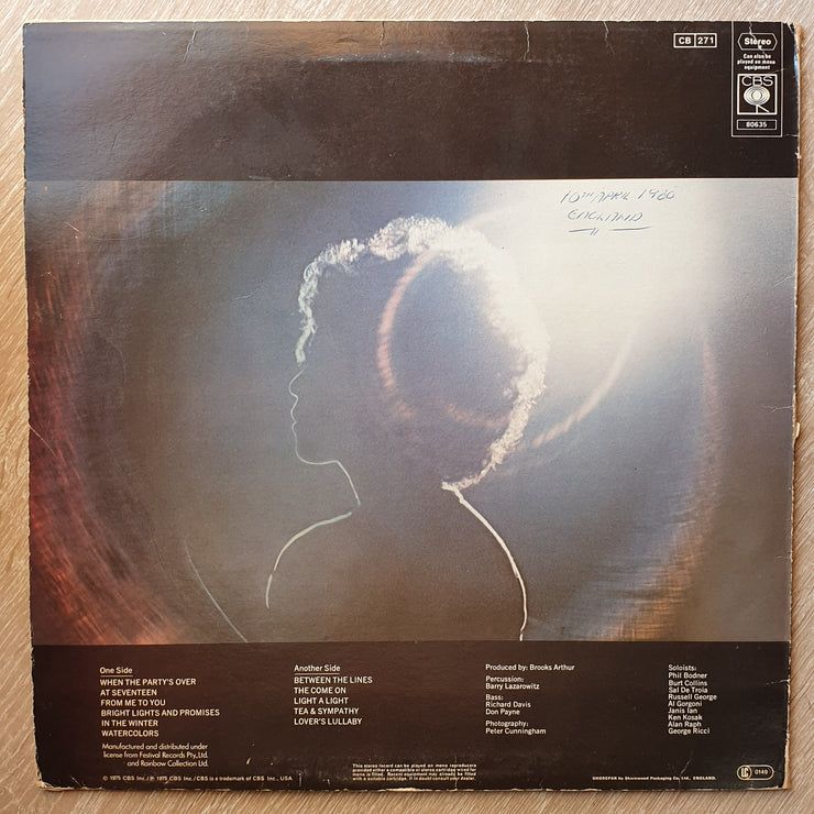 Janis Ian - Between The Lines - Vinyl LP Record - Opened  - Very-Good+ Quality (VG+) - C-Plan Audio