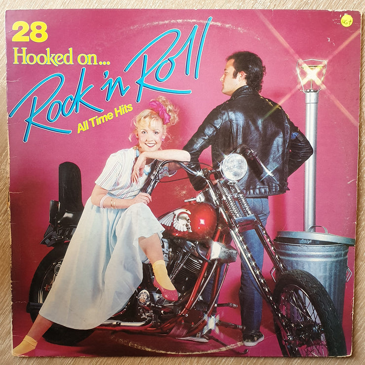 28 Hooked On Rock & Roll All Time Greatest Hits -  Vinyl LP Record - Very-Good+ Quality (VG+) - C-Plan Audio
