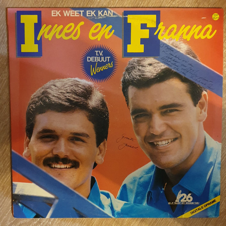Innes en Franna - Ek Weet Ek Kan - Vinyl Record - Opened  - Very-Good+ Quality (VG+) - C-Plan Audio