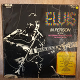 Elvis Presley ‎– Elvis In Person At The International Hotel - Vinyl LP Record - Opened  - Very-Good- Quality (VG-) - C-Plan Audio