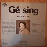 Ge Korsten - Ge Sing - TV Treffers - Vinyl Record - Opened  - Very-Good+ Quality (VG+) - C-Plan Audio