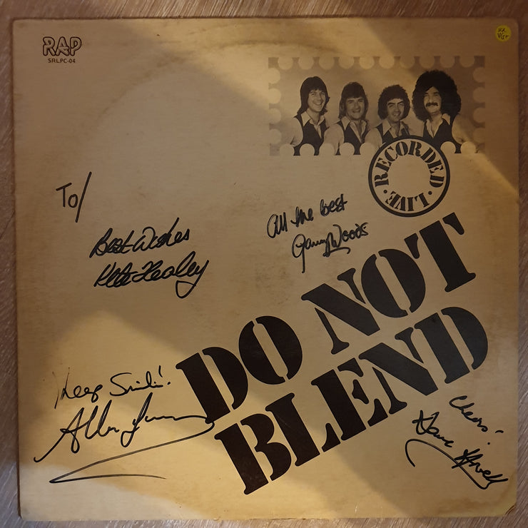 Blend - Do Not Blend - Vinyl LP - Sealed - Vinyl LP  Record - Opened  - Very-Good+ Quality (VG+) - C-Plan Audio