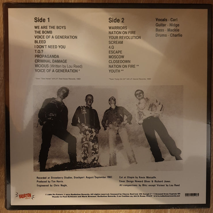 Blitz – Voice Of A Generation - Vinyl LP Record - Sealed – C-Plan