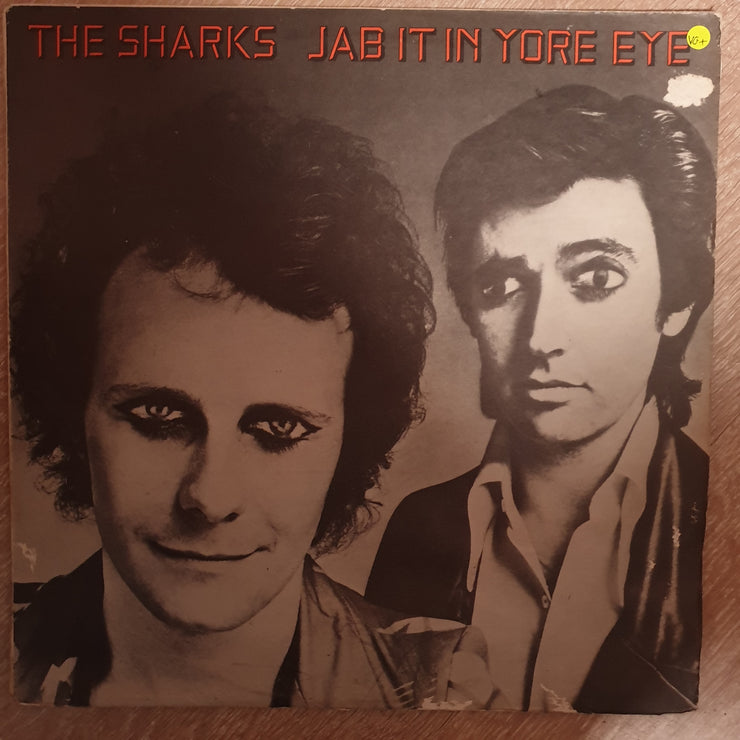 Sharks ‎– Jab It In Yore Eye ‎–- Vinyl LP Record - Very-Good+ Quality (VG+) - C-Plan Audio