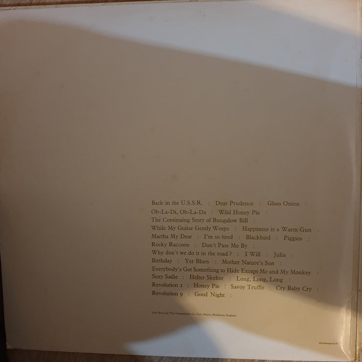 The Beatles ‎– The Beatles - Double Vinyl LP Record - Very-Good+ Quality (VG+) - C-Plan Audio