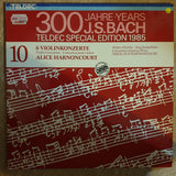 Bach - 300 Years -  J.S. Teldec Special Edition - 6 Violin Konzerte - Audiophile DMM - Direct Metal Mastering   - Vinyl LP Record - Very-Good+ Quality (VG+) - C-Plan Audio