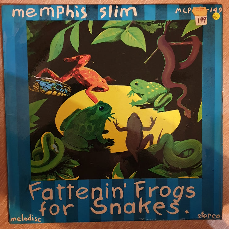 Memphis Slim ‎– Fattenin Frogs For Snakes -  Vinyl LP Record - Very-Good+ Quality (VG+) - C-Plan Audio
