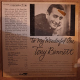 Tony Bennett ‎– To My Wonderful One -  Vinyl LP Record - Very-Good+ Quality (VG+) - C-Plan Audio