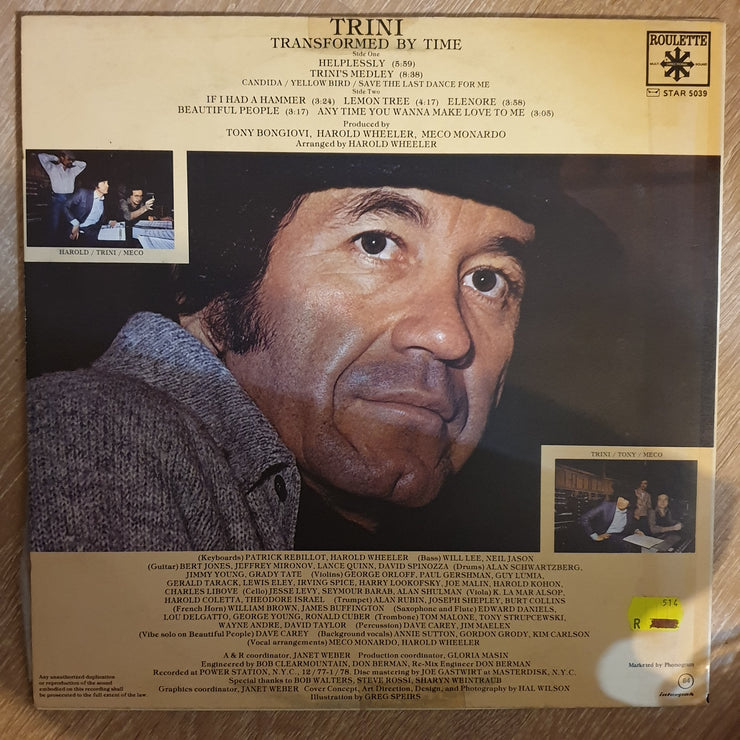 Trini ‎– Transformed By Time -  Vinyl LP Record - Very-Good+ Quality (VG+) - C-Plan Audio