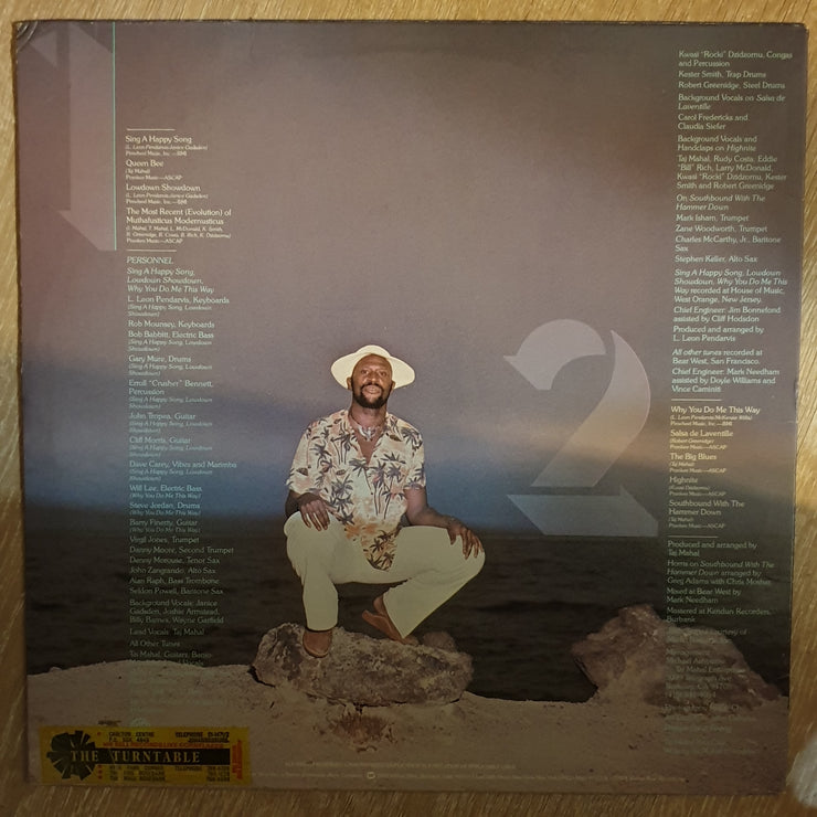 Taj Mahal ‎– Evolution (The Most Recent) -  Vinyl LP Record - Very-Good+ Quality (VG+) - C-Plan Audio