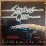 Status Quo ‎– Rockin' All Over The World -  Vinyl LP Record - Very-Good+ Quality (VG+) - C-Plan Audio