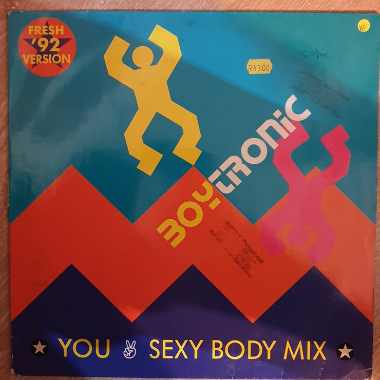 Boytronic ‎– You (Sexy Body Mix) - Vinyl LP Record - Opened  - Very-Good Quality (VG) - C-Plan Audio