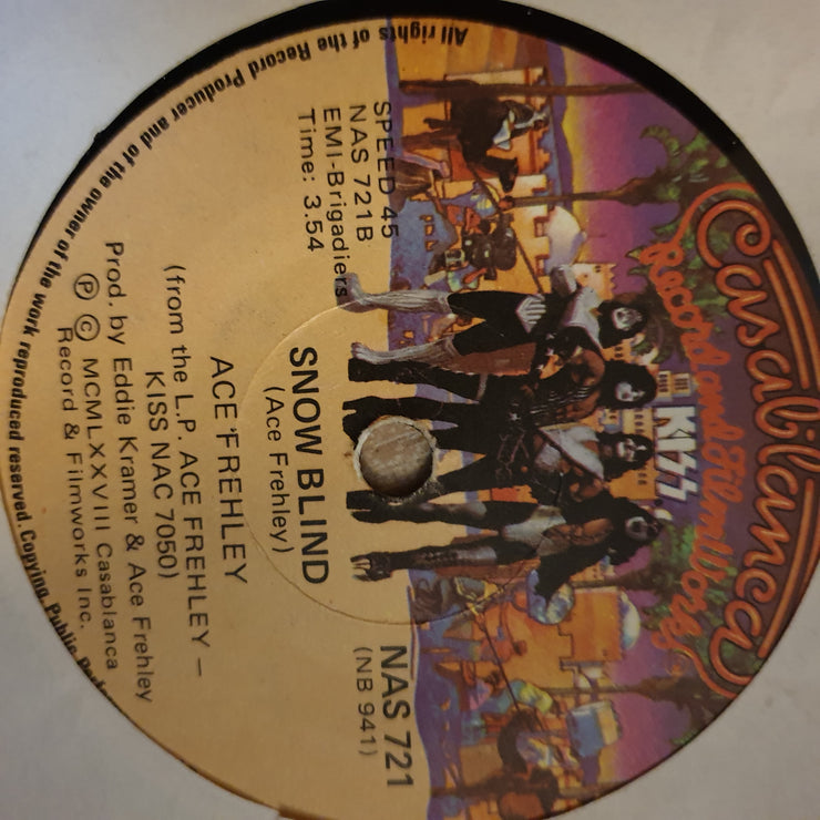 Ace Frehley ‎– New York Groove - 7" Vinyl Record - Opened  - Very-Good Quality (VG) - C-Plan Audio