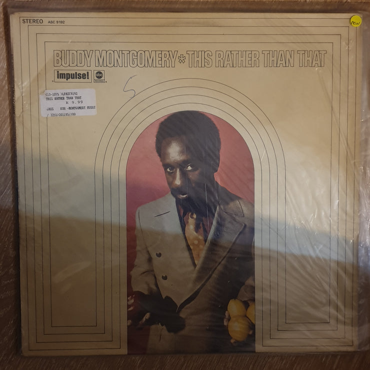 Buddy Montgomery ‎– This Rather Than That - Vinyl LP - Sealed - C-Plan Audio