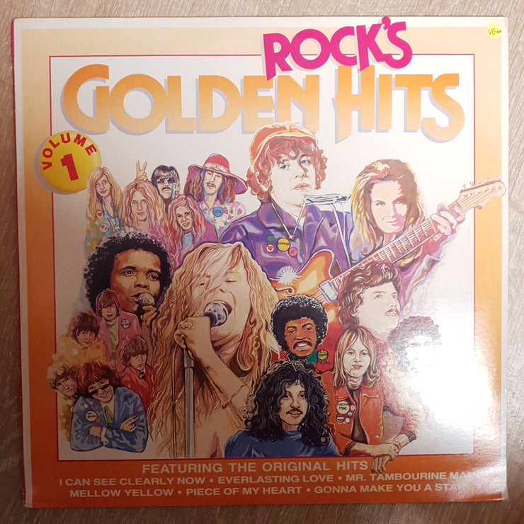 Rock's Golden Hits - Vol 1 - Vinyl LP Record - Opened  - Very-Good+ Quality (VG+) - C-Plan Audio