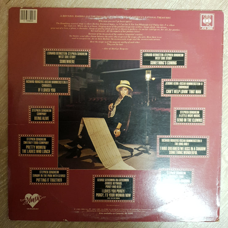 Barbra Streisand - The Broadway Album -  Vinyl LP Record - Opened  - Very-Good Quality (VG) - C-Plan Audio