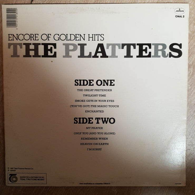 The Platters - Encore Of Golden Hits   ‎- Vinyl LP Record - Opened  - Very-Good- Quality (VG-) - C-Plan Audio