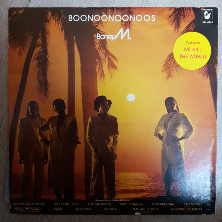 Boney M Boonoonoonos - Vinyl LP Record - Opened  - Very-Good+ Quality (VG+) - C-Plan Audio