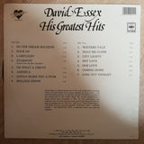 David Essex - His Greatest Hits - Vinyl Record - Very-Good+ Quality (VG+) - C-Plan Audio