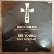 Black Sabbath ‎– Mob Rules- Vinyl Record - Very-Good+ Quality (VG+) - C-Plan Audio