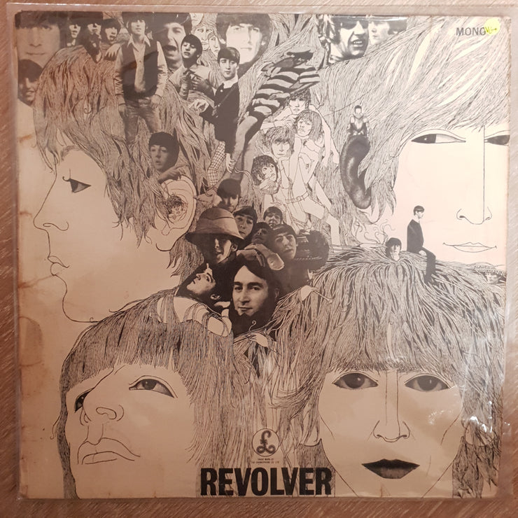 The Beatles ‎– Revolver ‎– Vinyl LP Record - Very-Good+ Quality (VG+) - C-Plan Audio