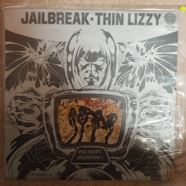 Thin Lizzy ‎– Jailbreak - Vinyl LP Record - Very-Good+ Quality (VG+) - C-Plan Audio