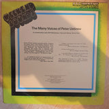 Peter Ustinov ‎– The Many Voices Of Peter Ustinov - BBC Records - Vinyl Record - Opened  - Very-Good+ Quality (VG+) - C-Plan Audio
