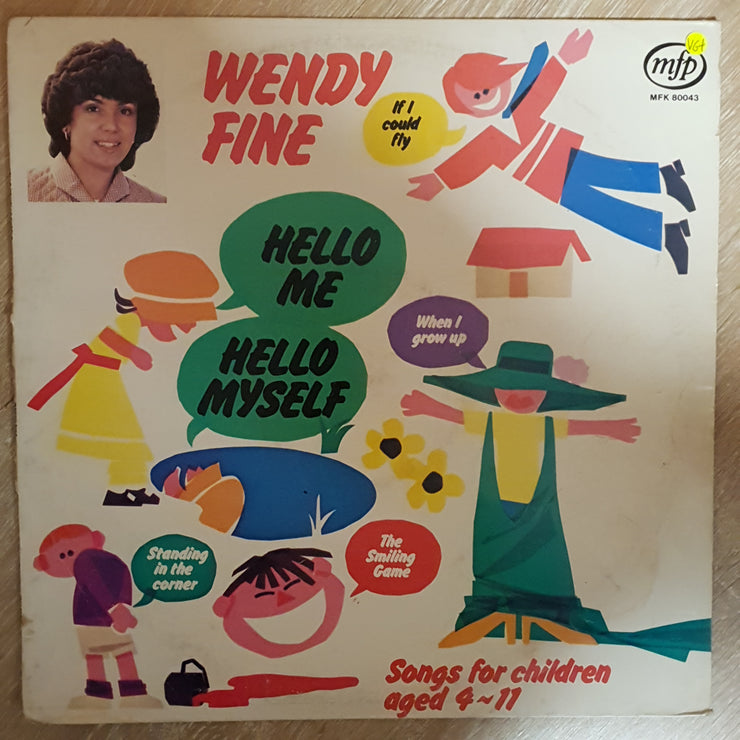 Wendy Fine - Hello Me Hello Myself - Vinyl LP Record - Opened  - Very-Good+ Quality (VG+) - C-Plan Audio