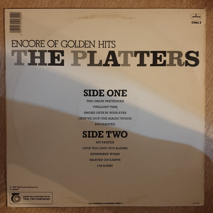 The Platters ‎– Encore Of Golden Hits - Vinyl LP Record - Opened  - Very-Good Quality (VG) - C-Plan Audio