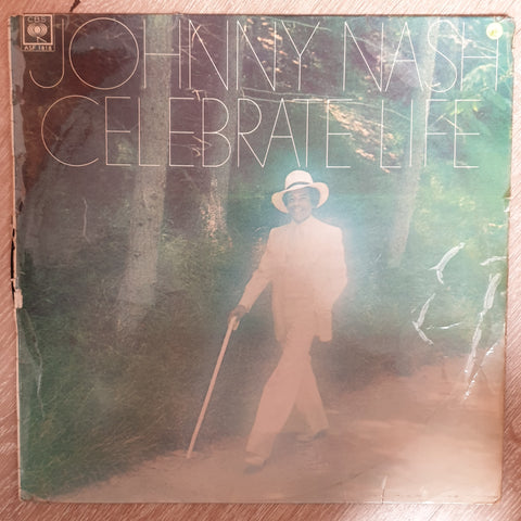 Johnny Nash ‎– Celebrate Life -  Vinyl LP Record - Opened  - Very-Good+ Quality (VG+) - C-Plan Audio